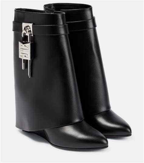 givenchy ankle shark lock boots|givenchy shark lock boots sizing.